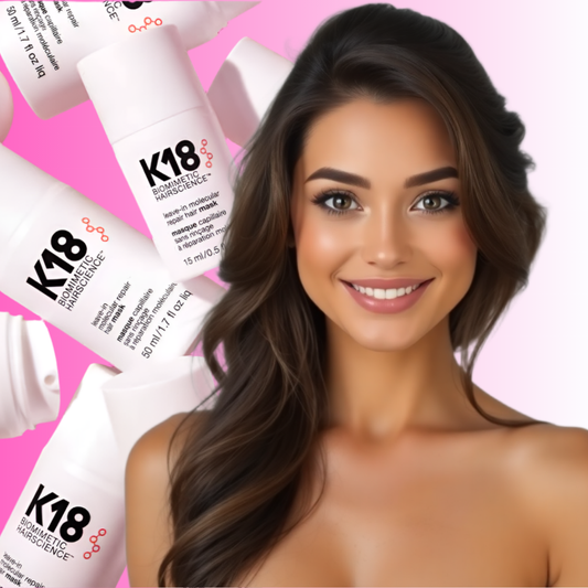 Cómo reparar el cabello dañado en 4 minutos con K18 Hair
