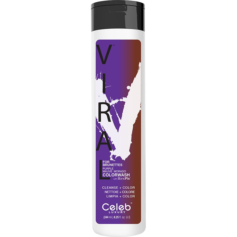Celeb Luxury Viral Purple Shampoo para morenas