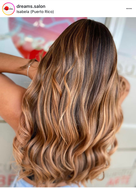 Consigue un Balayage Radiante sin Decoloración: La Magia de las Extensiones de Microkeratina