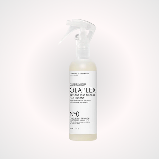 OLAPLEX Nº0 Intensive Bond Building Treatment, tratamiento intensivo reparador que prepara y fortalece el cabello dañado, decolorado, teñido o tratado químicamente.