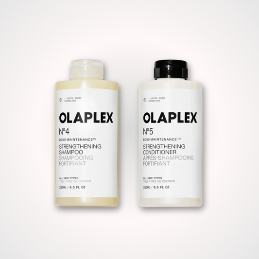 Shampoo y acondicionador para el cuidado, reparación y fortalecimiento del cabello dañado, quebradizo y tratado químicamente, diseñados para mejorar la salud, suavidad, brillo y resistencia de la fibra capilar.