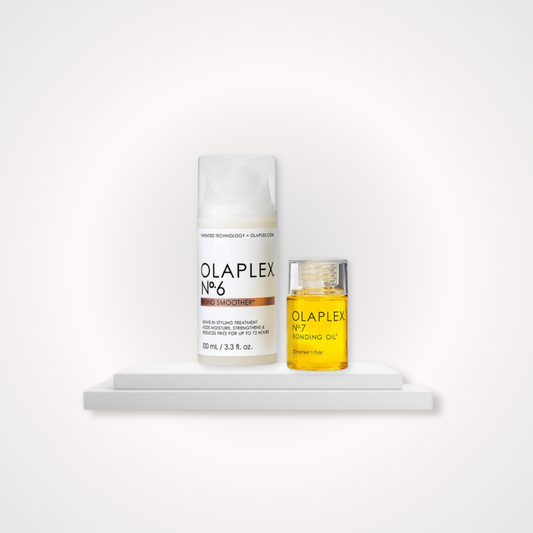 Productos Olaplex para el cuidado, reparación y fortalecimiento del cabello dañado, quebradizo y tratado químicamente, diseñados para mejorar la salud, suavidad, brillo y resistencia de la fibra capilar.