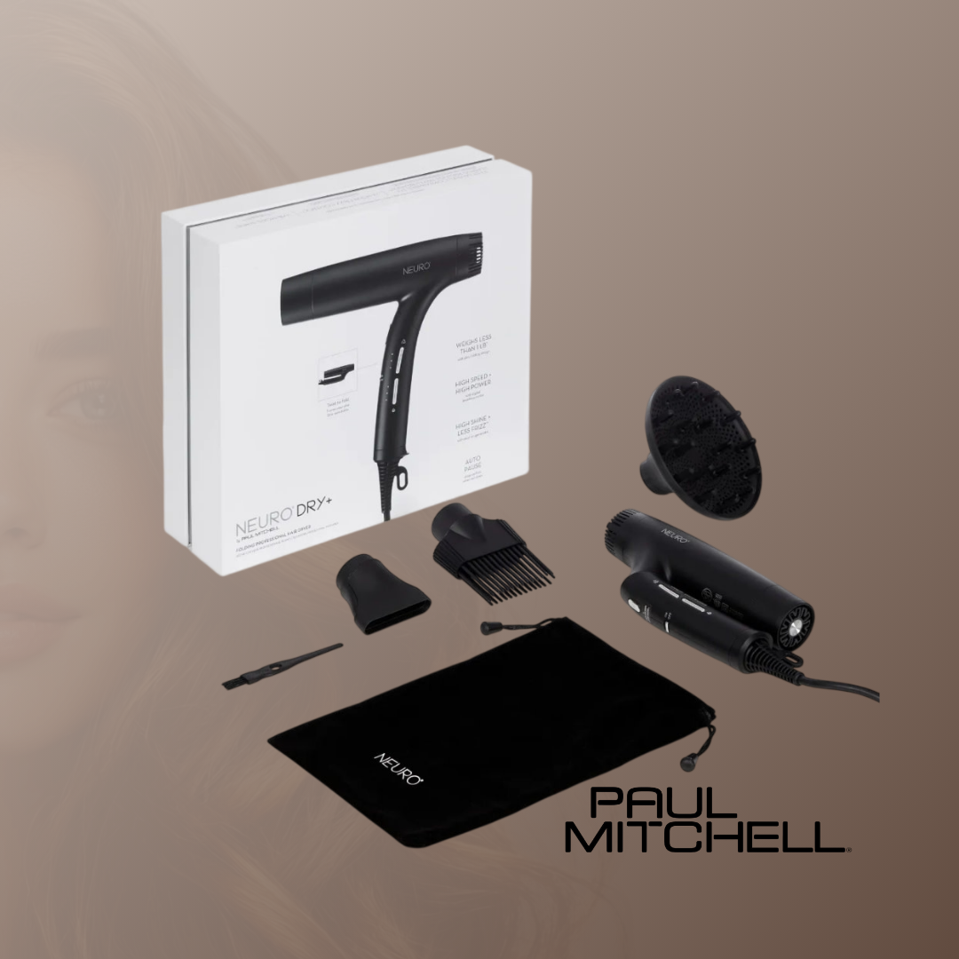 Paul Mitchell Neuro Dry+ Folding es un secador profesional de última generación diseñado para ofrecer un secado potente, rápido y preciso. Su tecnología avanzada ayuda a distribuir el calor de manera uniforme mientras reduce el frizz y protege la fibra capilar, dejando el cabello con una apariencia más saludable y un brillo espectacular.

Además, su diseño plegable y ultraligero doble voltaje