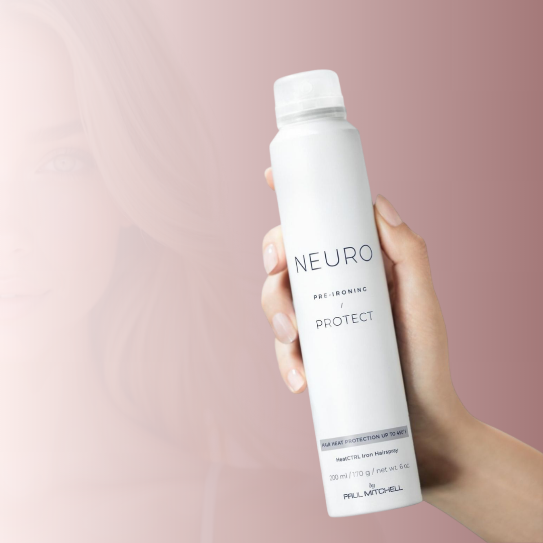 El Paul Mitchell Neuro Protect HeatCTRL Iron Spray es un spray protector térmico de alto rendimiento diseñado para ayudar a proteger el cabello de las altas temperaturas de planchas y rizadoras. Protector de calor protector termal de plancha 