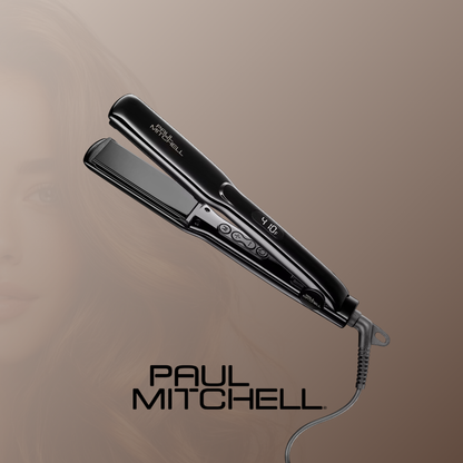 Quieres un cabello liso, brillante y sedoso sin tener que pasar la plancha una y otra vez?
La herramienta adecuada puede hacer toda la diferencia.

La Paul Mitchell Smooth+ es una plancha profesional de cerámica diseñada para ofrecer un deslizamiento suave, una distribución uniforme del calor y un acabado impecable. Sus placas de cerámica ayudan a reducir el frizz, aumentar el brillo y proteger la fibra capilar durante el estilizado, permitiéndote crear alisados perfectos, ondas suaves o rizos