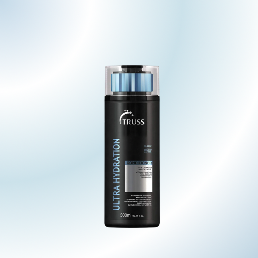 TRUSS Ultra Hydration Conditioner, acondicionador hidratante para cabello seco y deshidratado que ayuda a aportar suavidad, hidratación, flexibilidad y manejabilidad, facilitando el desenredo y dejando el cabello con una apariencia saludable.
