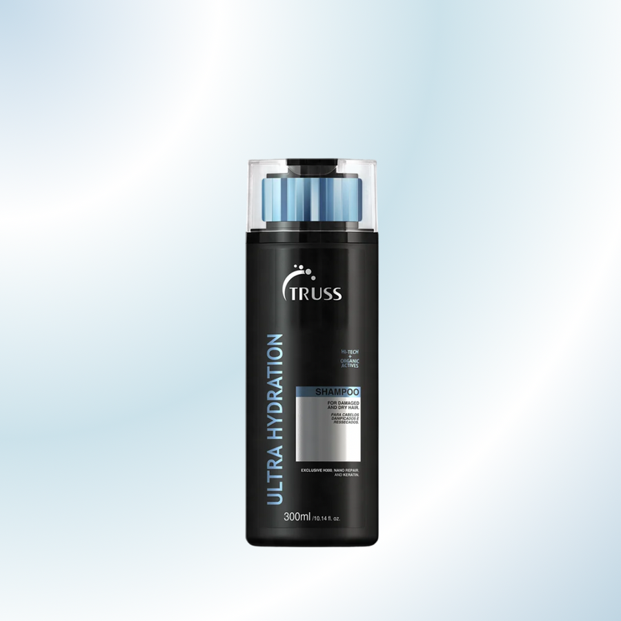 TRUSS Ultra Hydration Shampoo, shampoo hidratante para cabello seco y deshidratado que ayuda a aportar hidratación, suavidad, flexibilidad y manejabilidad, dejando el cabello con una apariencia saludable.