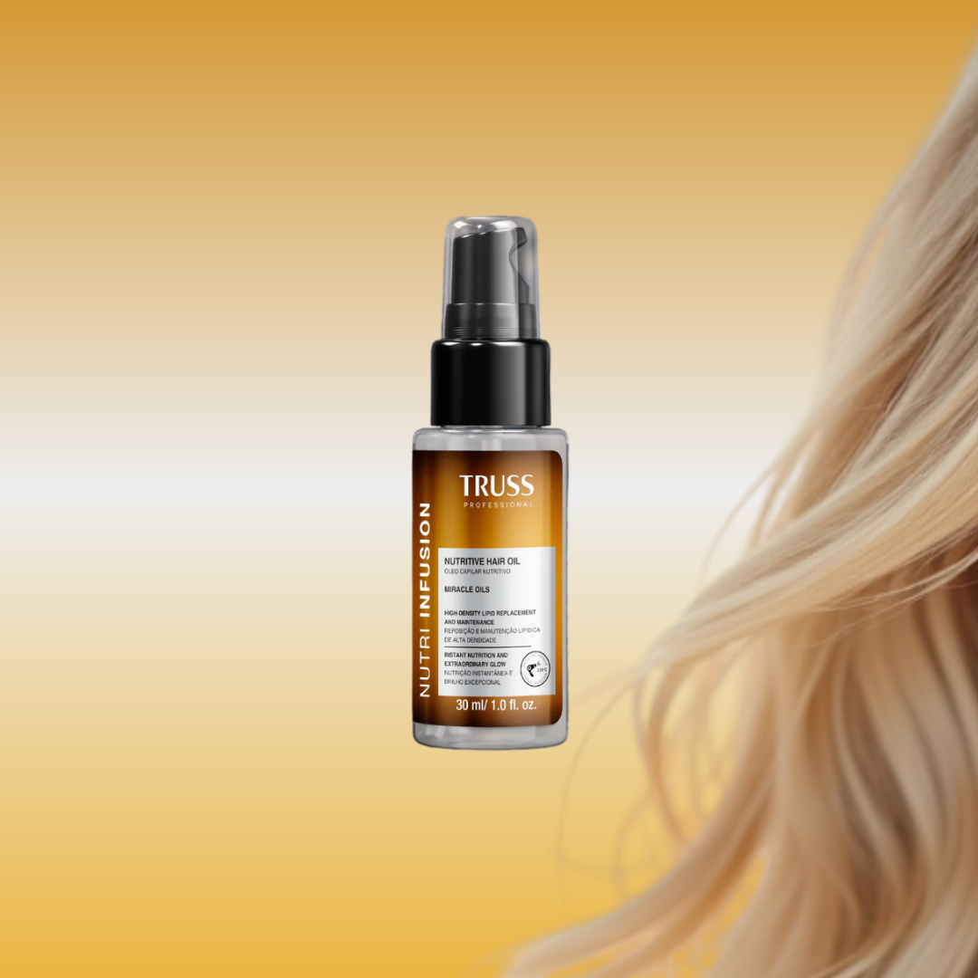 Cabello seco, dañado, decolorado, teñido, poroso, quebradizo, con frizz o difícil de peinar.
