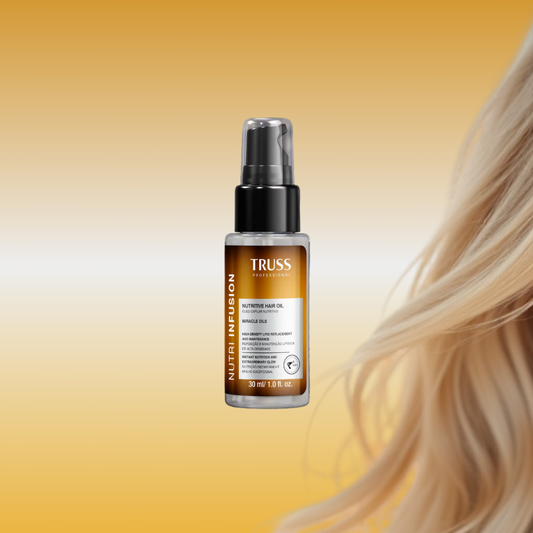 Cabello seco, dañado, decolorado, teñido, poroso, quebradizo, con frizz o difícil de peinar.
