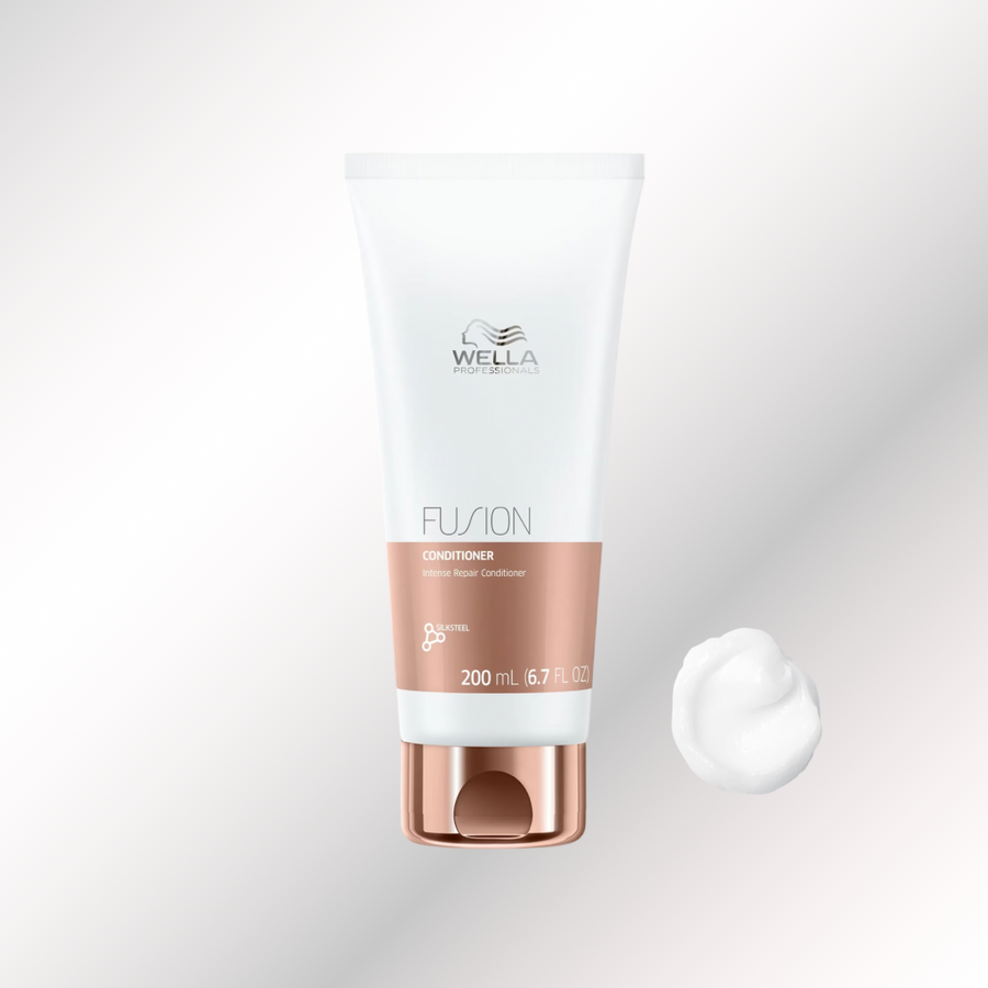Wella Professionals FusionPlex Intense Repair Conditioner, acondicionador reparador intensivo para cabello dañado, quebradizo y tratado químicamente que ayuda a fortalecer, suavizar, desenredar y mejorar la resistencia de la fibra capilar.