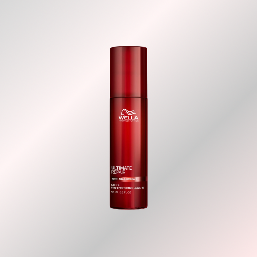Wella Professionals Ultimate Repair Protective Leave-In, tratamiento sin enjuague reparador y protector para cabello dañado que ayuda a fortalecer, suavizar, controlar el frizz y proteger la fibra capilar durante el estilizado.