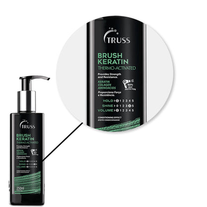 Truss Brush Thermo-Activated Keratin Leave In