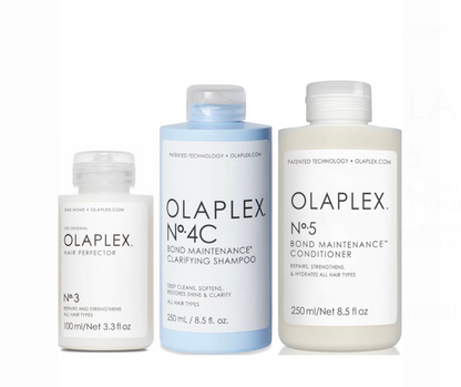 OLAPLEX CLARIFYNG REPAIR KIT | No.3 +No.4C + No.5